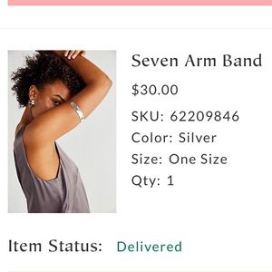 CLOSET CLOSING 11/16 AT MIDNIGHT. Seven Arm Band